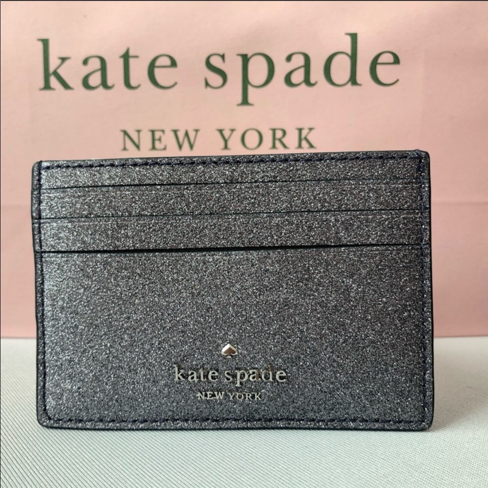 Kate Spade Joeley Glitter Slim CardHolder GiftBox